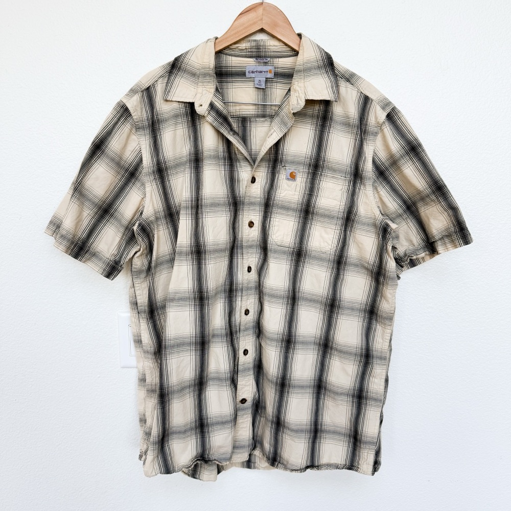 Carhartt Button Up Every Day Cotton Shirt Size XL Tall